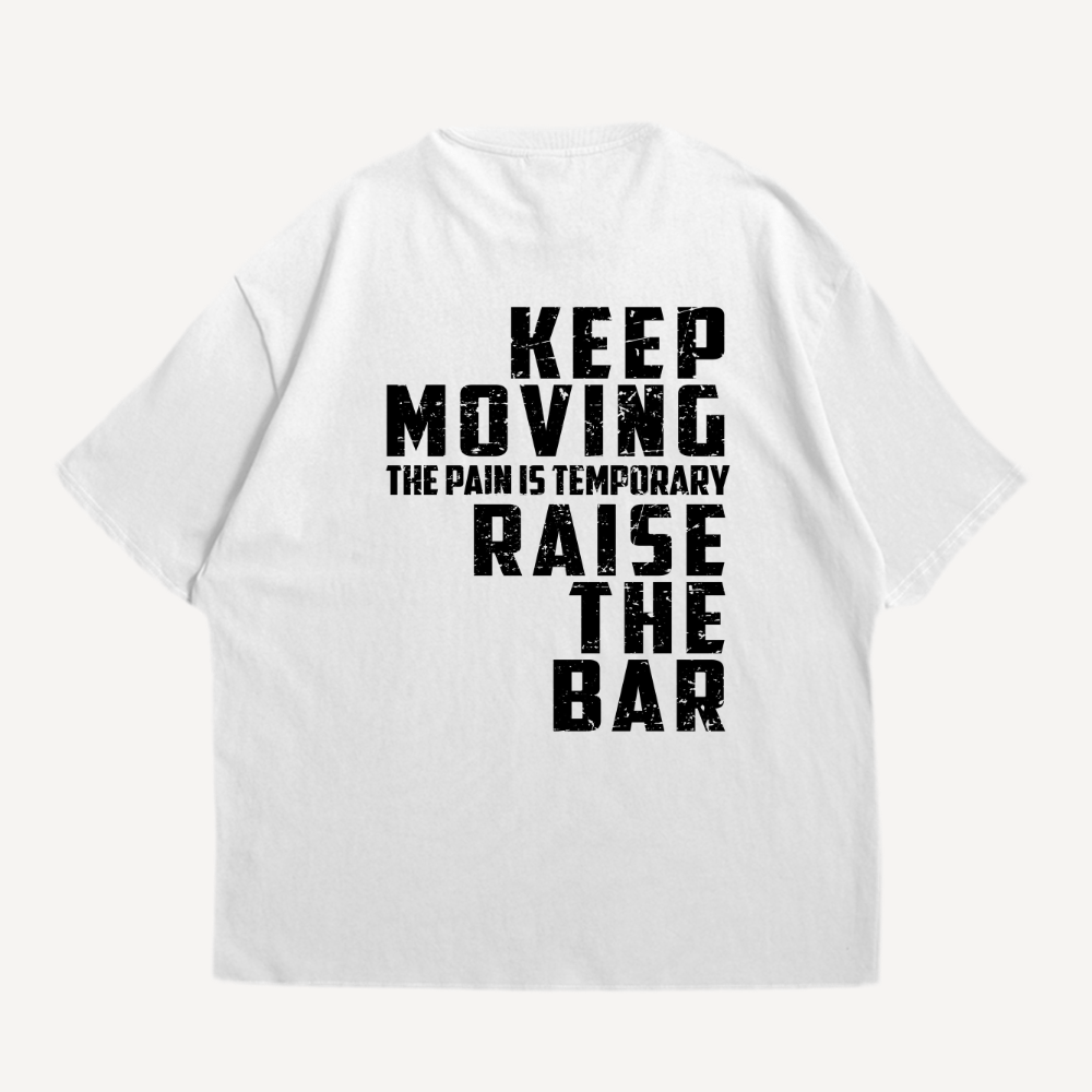 Keep Moving Oversized Shirt (Backprint)