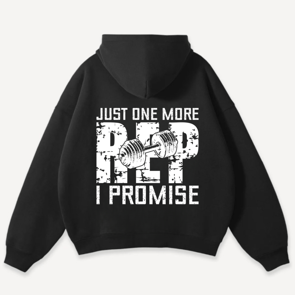 Just One More Rep Oversized Hoodie