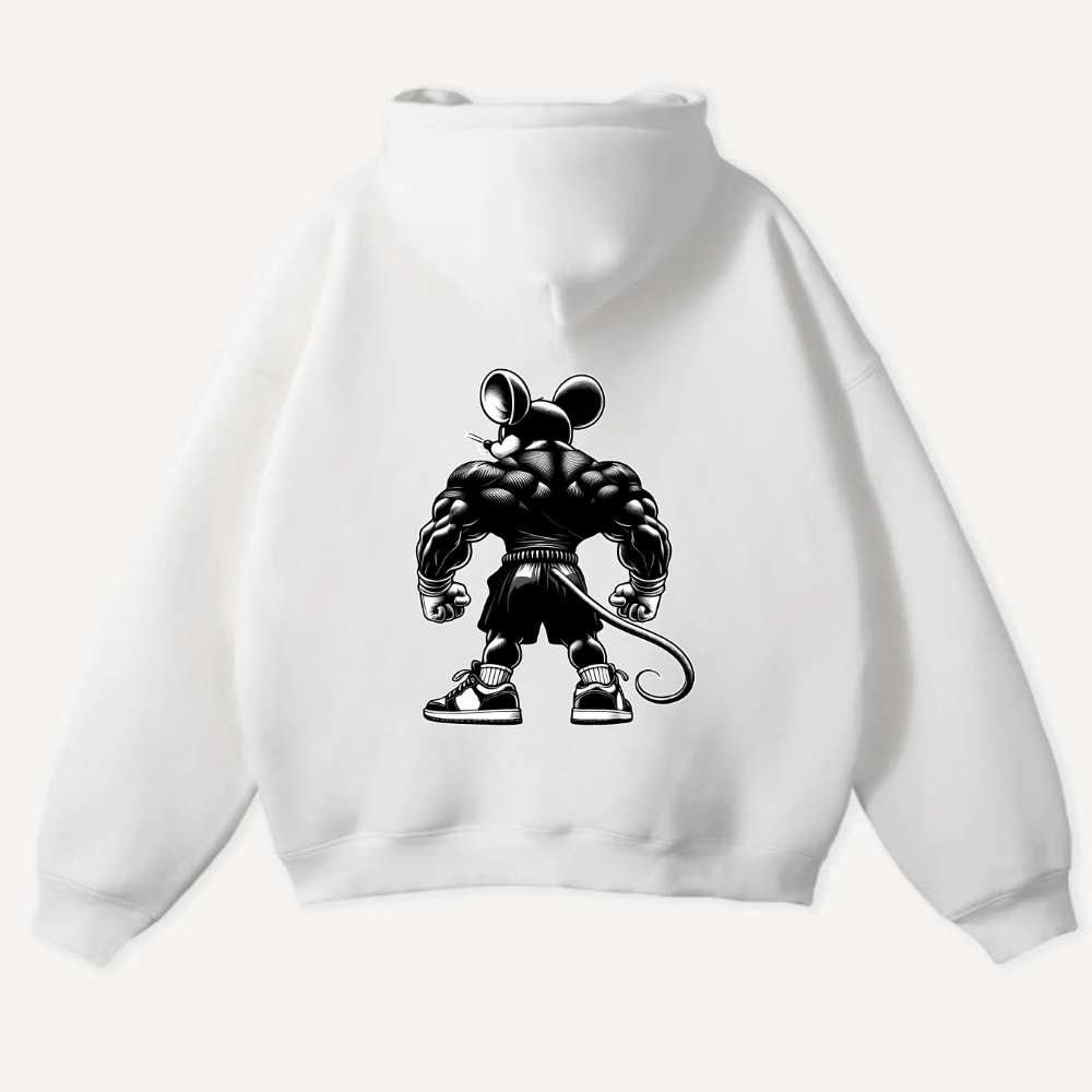 Muskel Maus Oversized Hoodie
