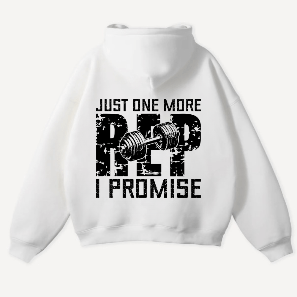 Just One More Rep Oversized Hoodie