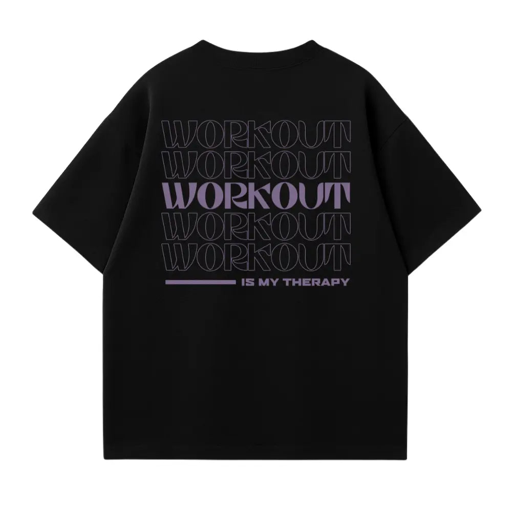 Workout Is My Therapy Oversized Shirt