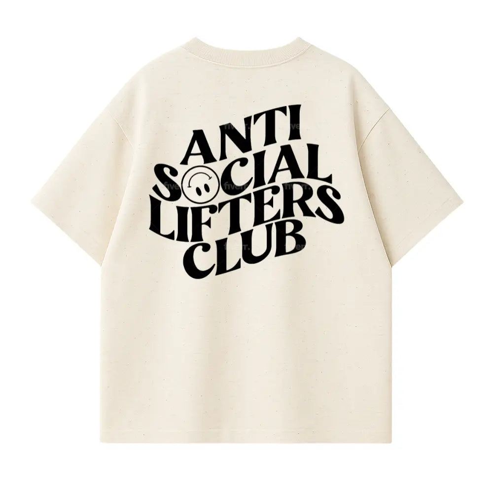 Anti Social Lifters Club Oversized Shirt