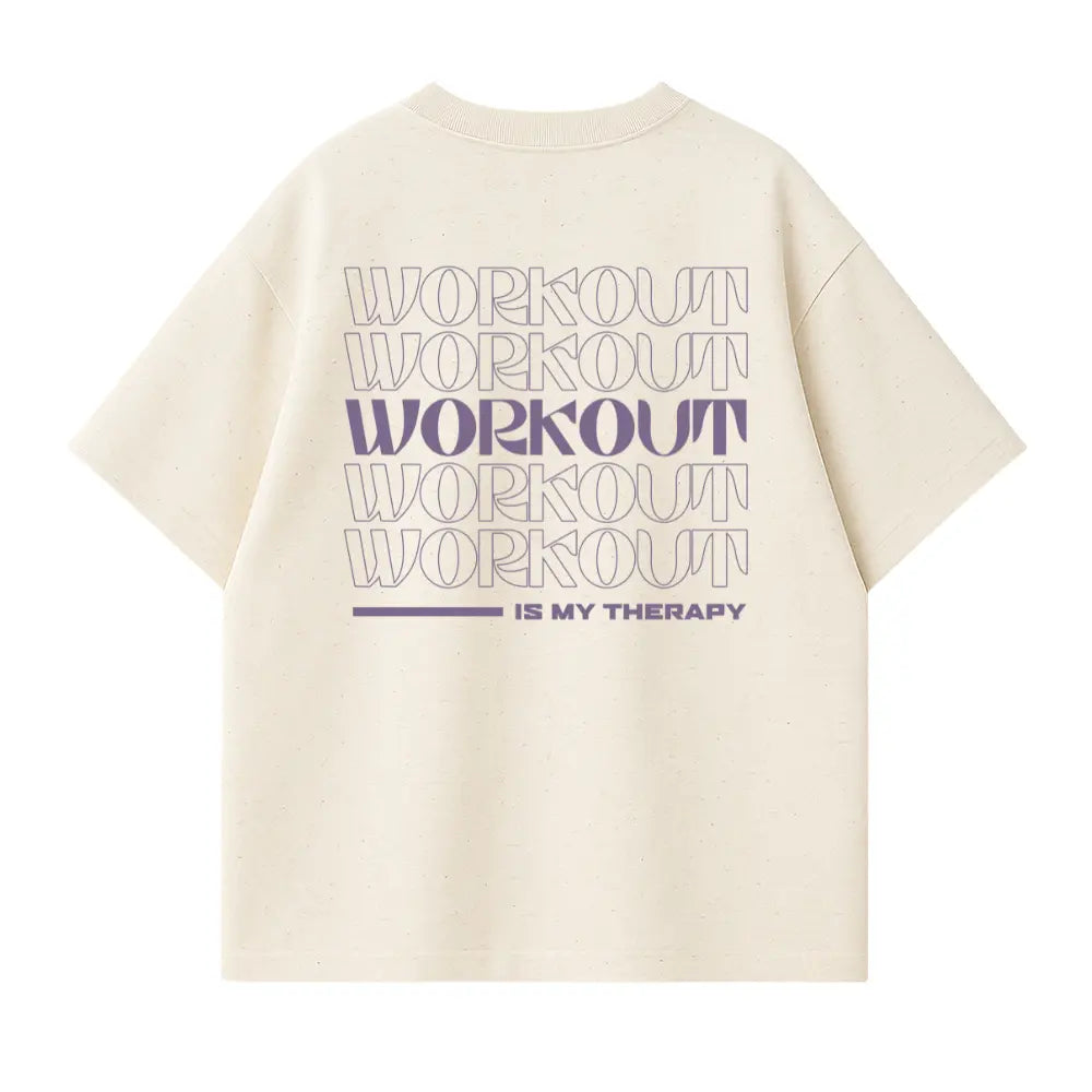 Workout Is My Therapy Oversized Shirt