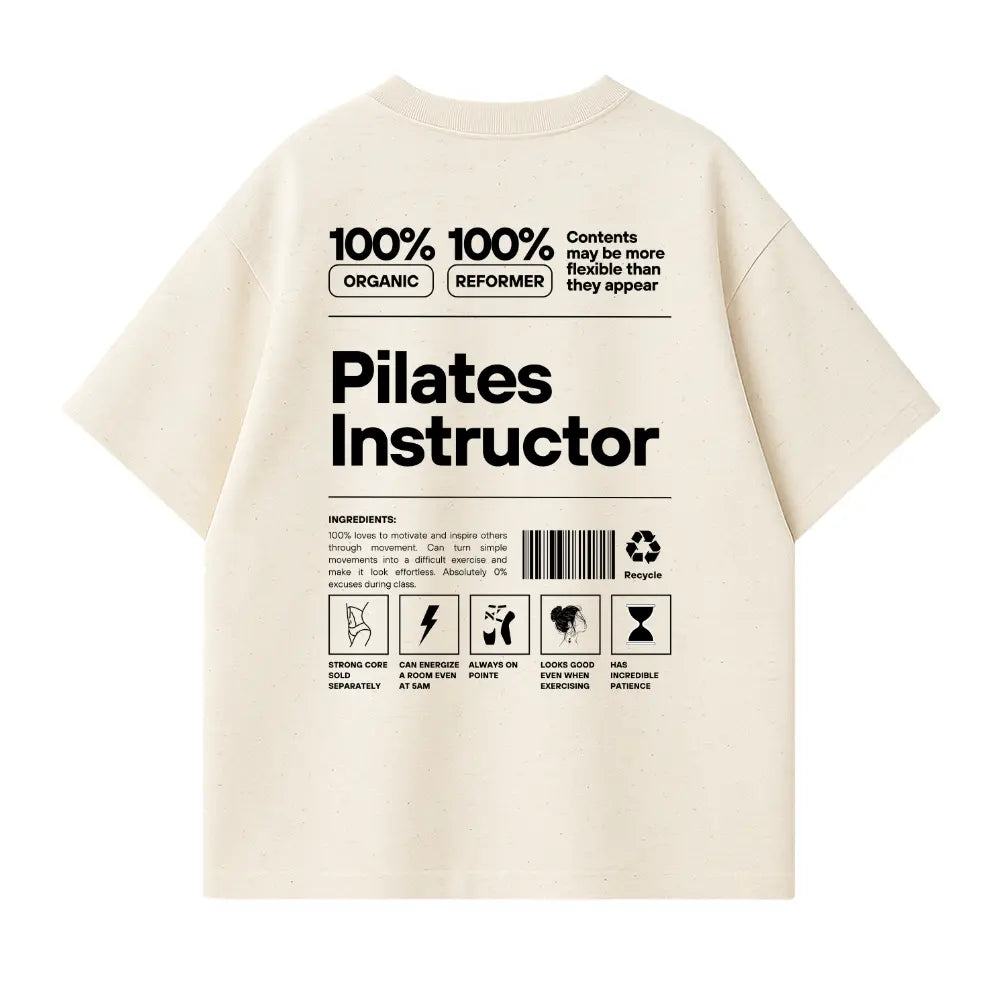 Pilates Instructor Oversized Shirt