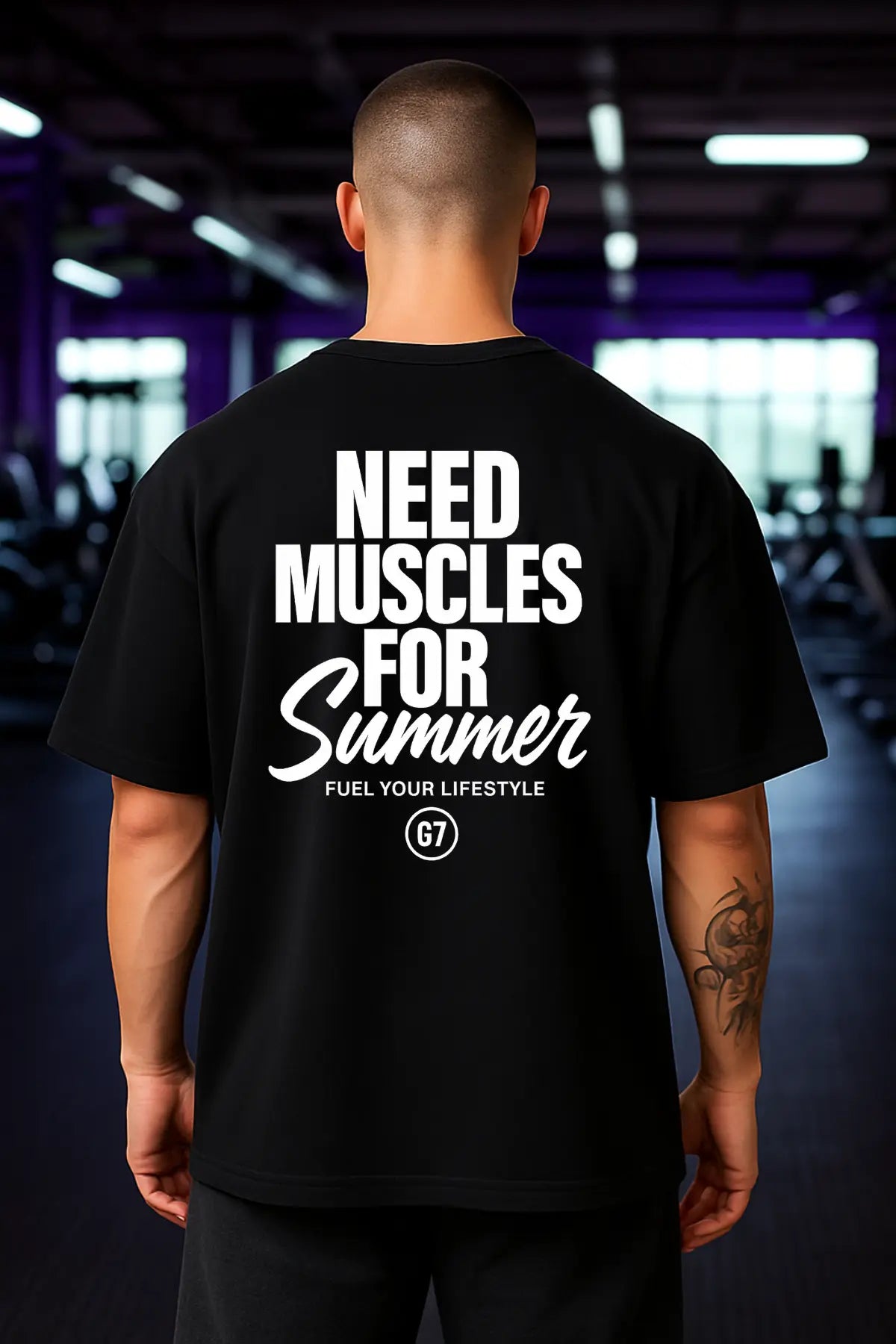 Need Muscles For Summer Oversized Shirt