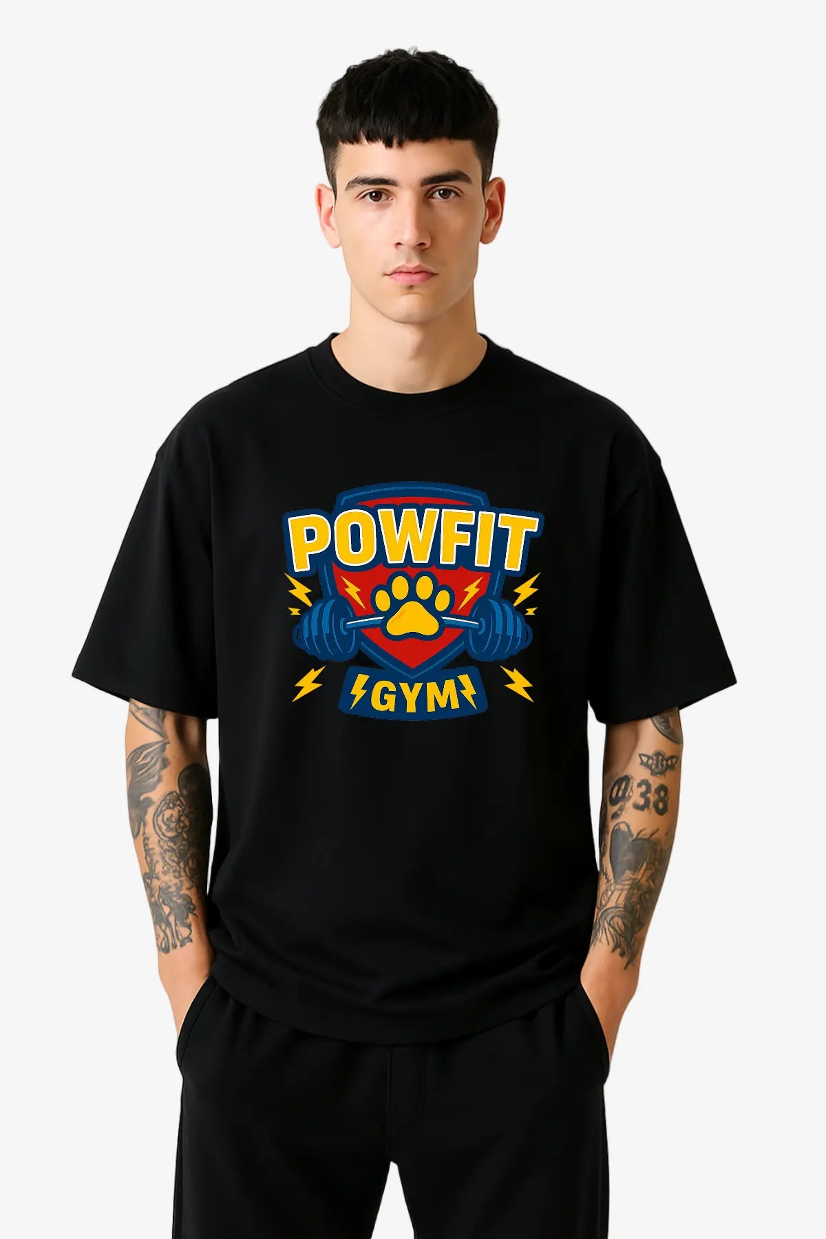 POWFIT GYM Oversized Shirt