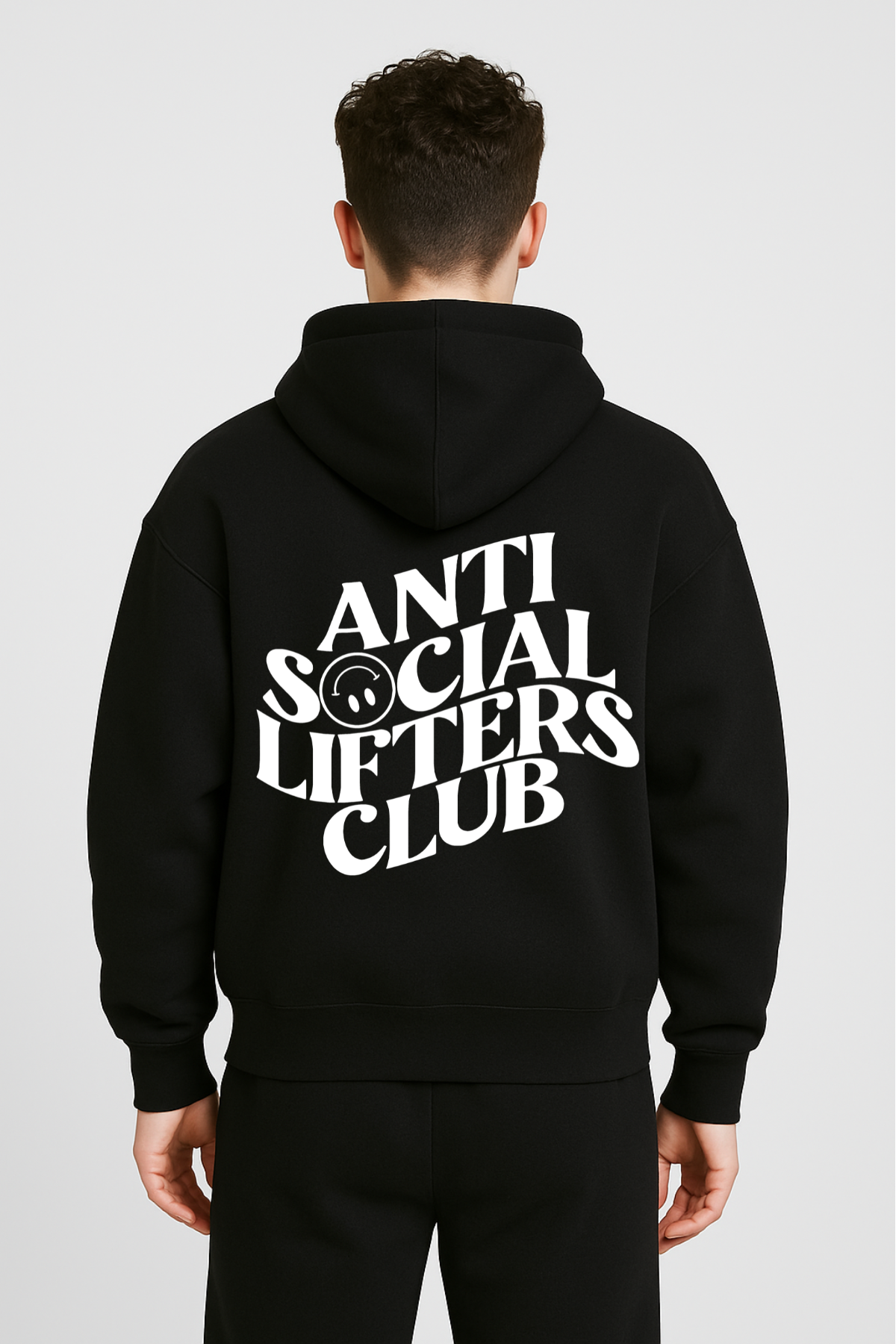 Anti Social Lifters Club Oversized Hoodie