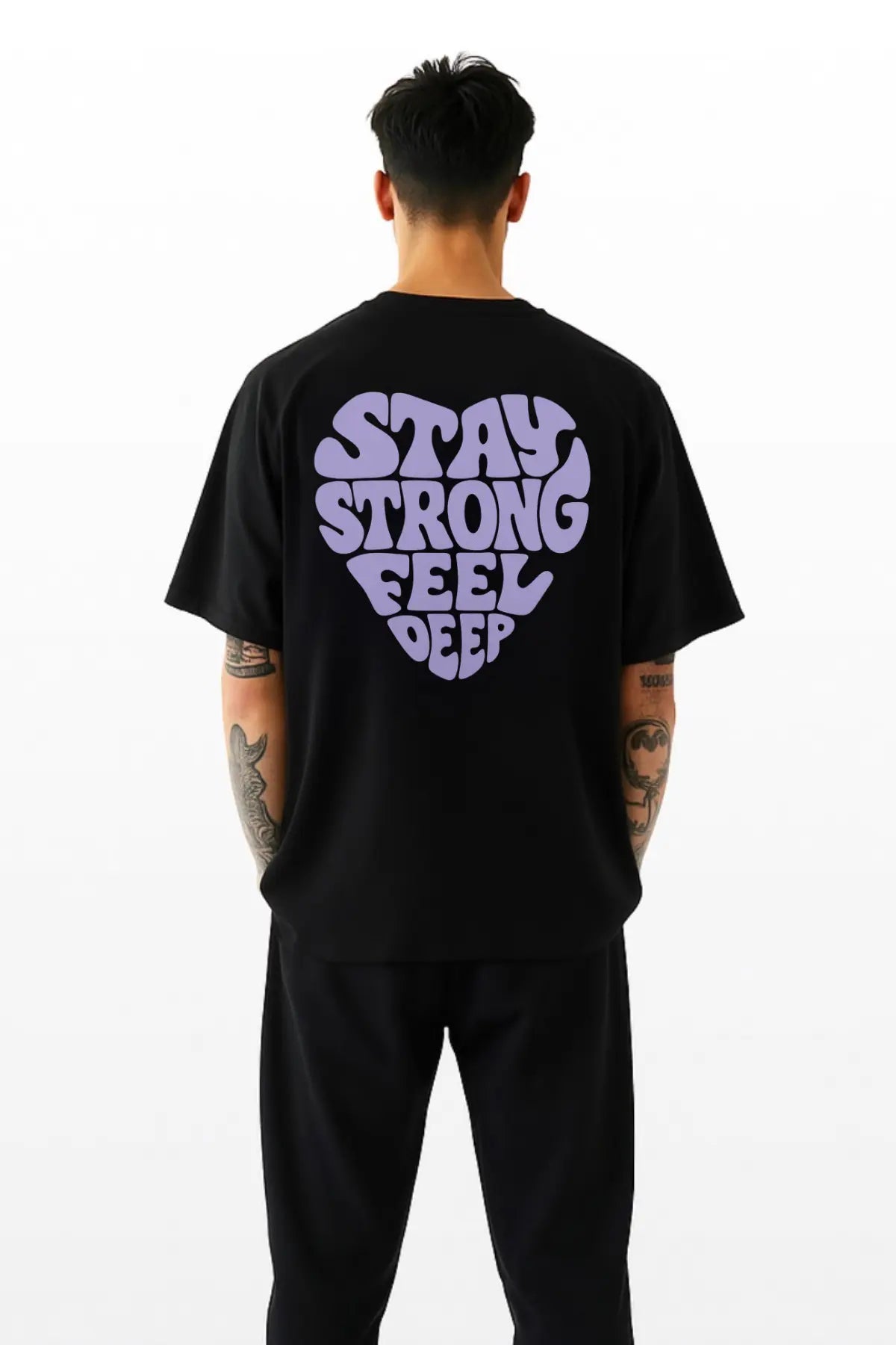 Stay Strong Feel Deep Oversized Shirt
