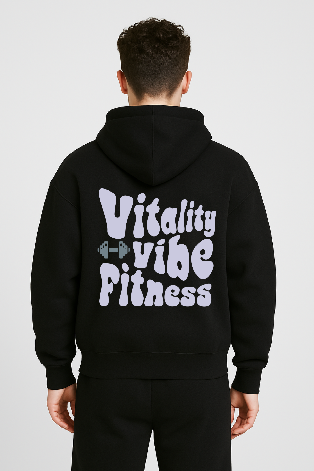 Vitality Vibe Fitness Oversized Hoodie