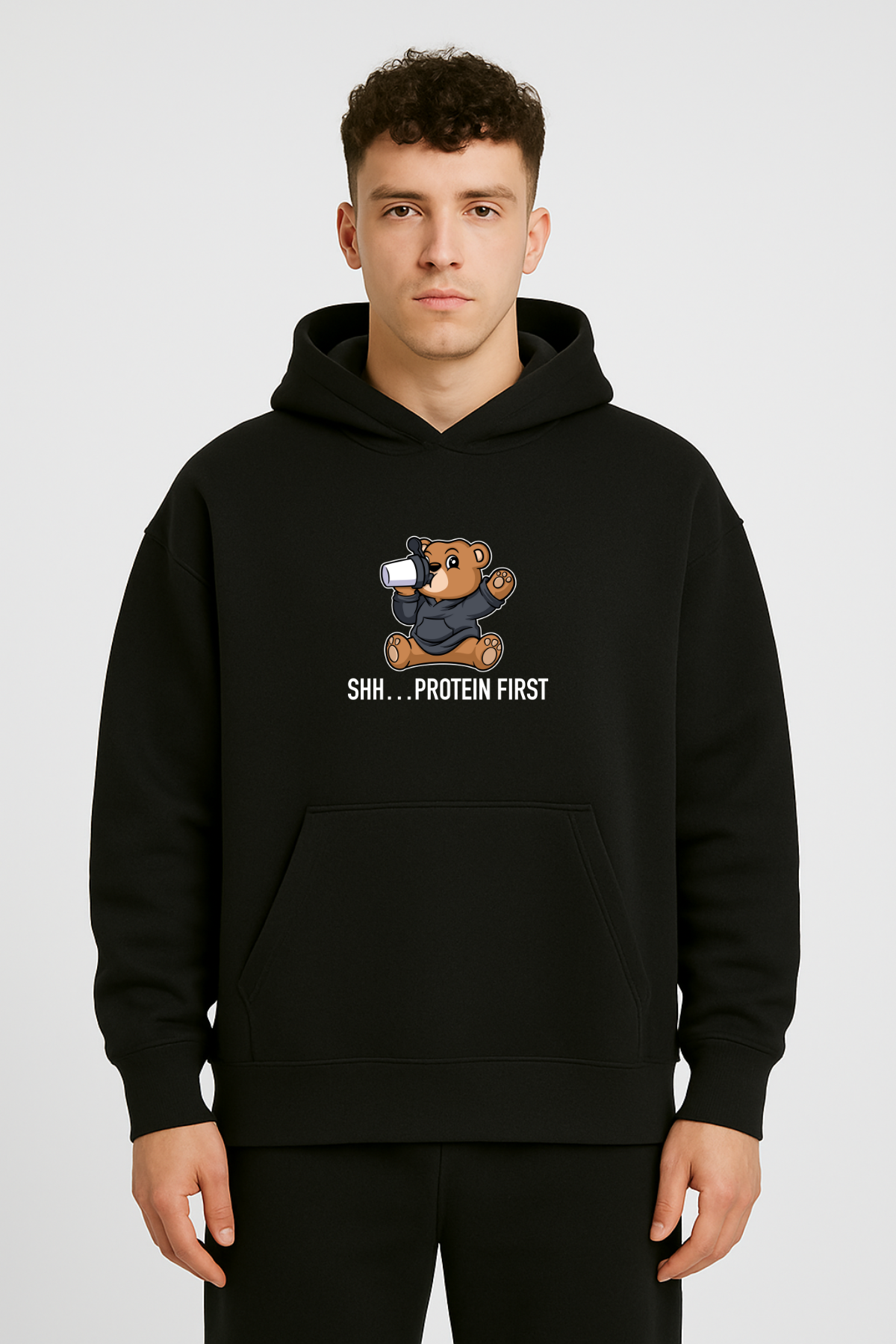 SHH... Protein First Oversized Hoodie
