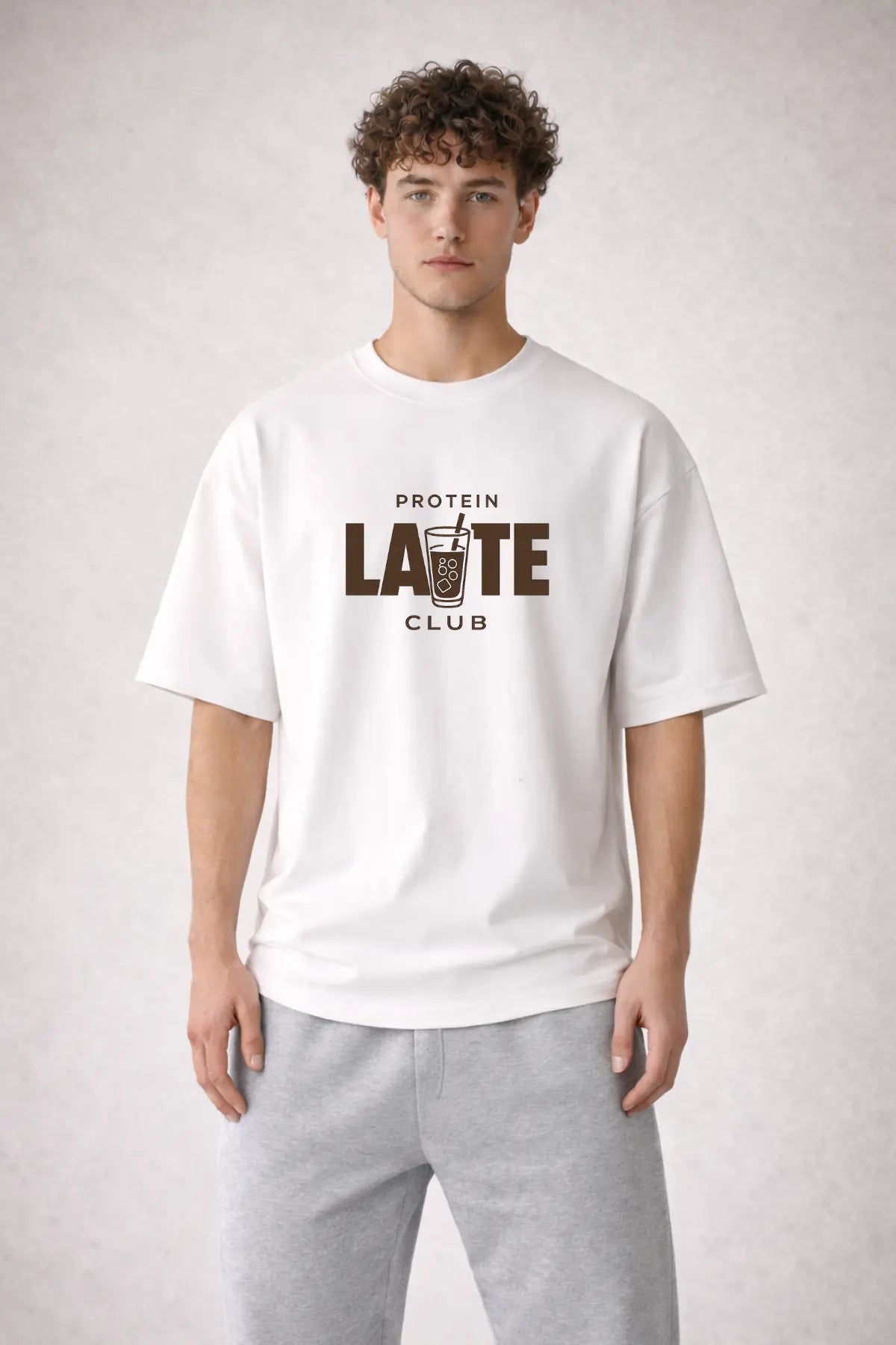 Protein Latte Club  Oversized Shirt