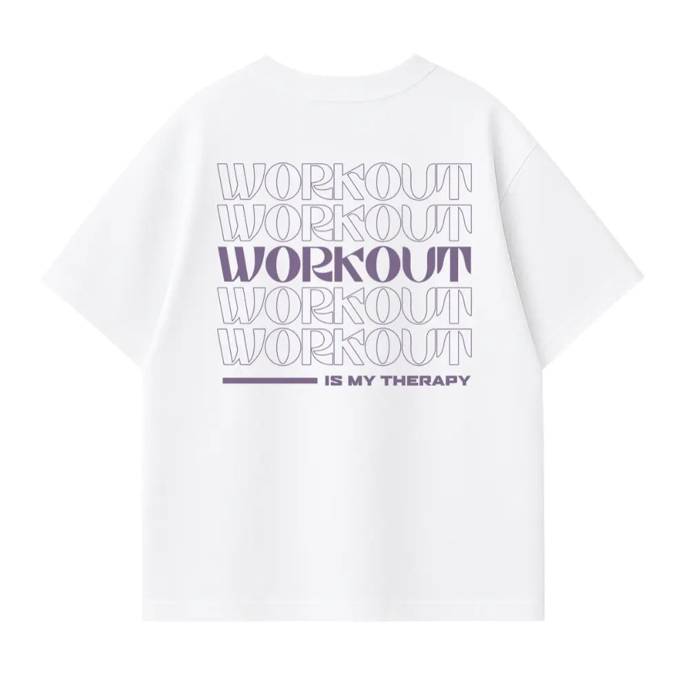 Workout Is My Therapy Oversized Shirt