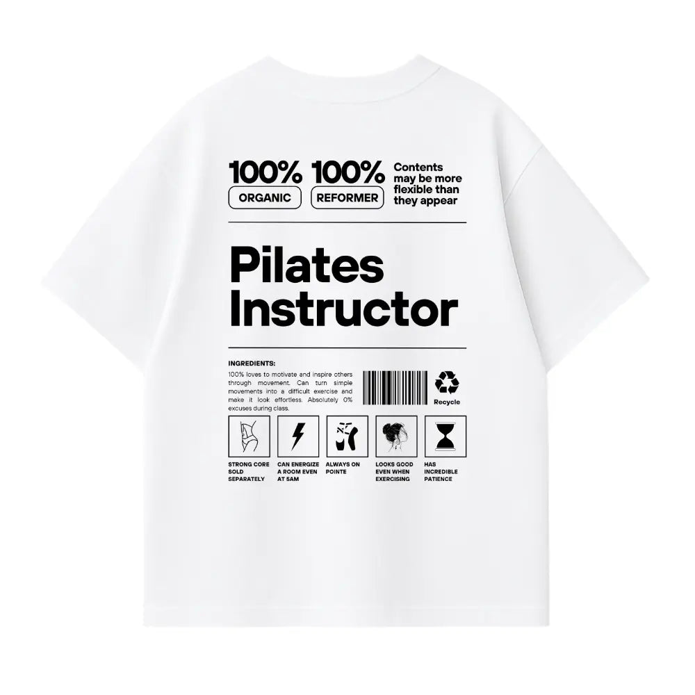 Pilates Instructor Oversized Shirt