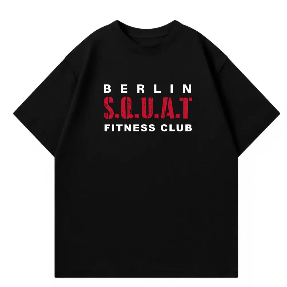 Berlin Squat Fitness Club Oversized Shirt