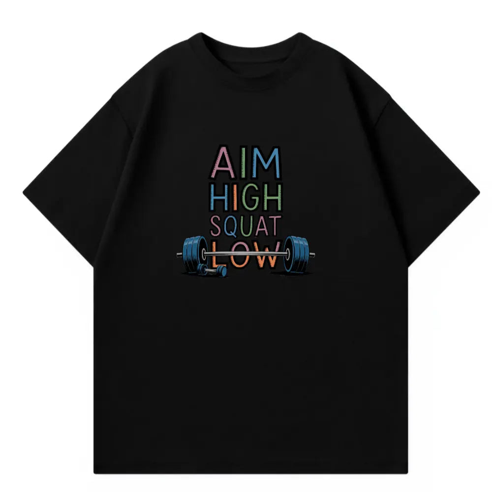 Aim High Squat Low Oversized Shirt