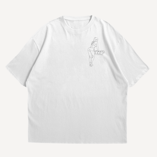 Girl oneline Oversized Shirt