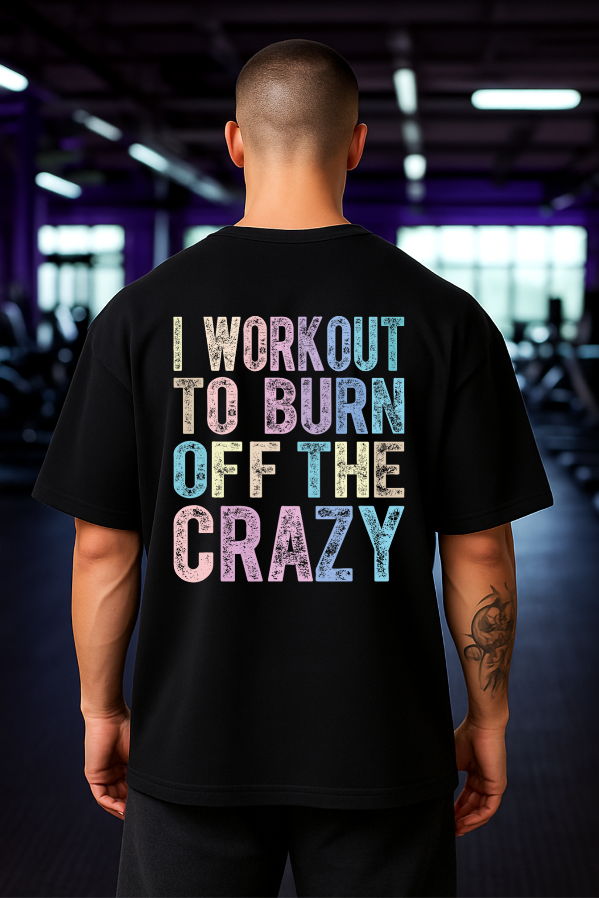 I Workout To Burn Oversized Shirt