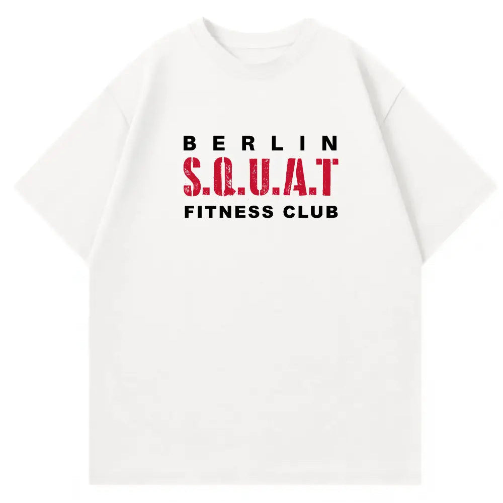 Berlin Squat Fitness Club Oversized Shirt
