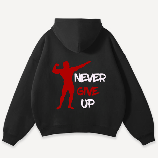 Never Give Up  Oversized Hoodie