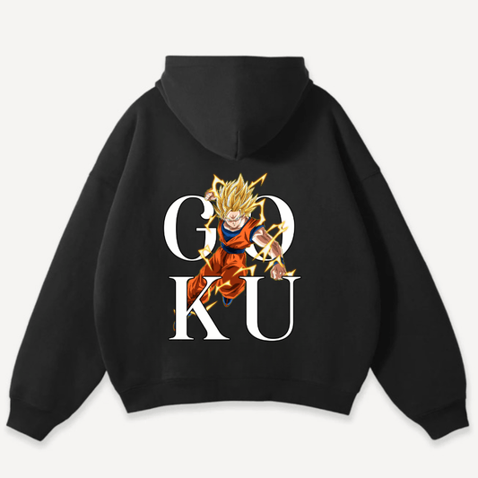 Goku Gold Oversized Hoodie