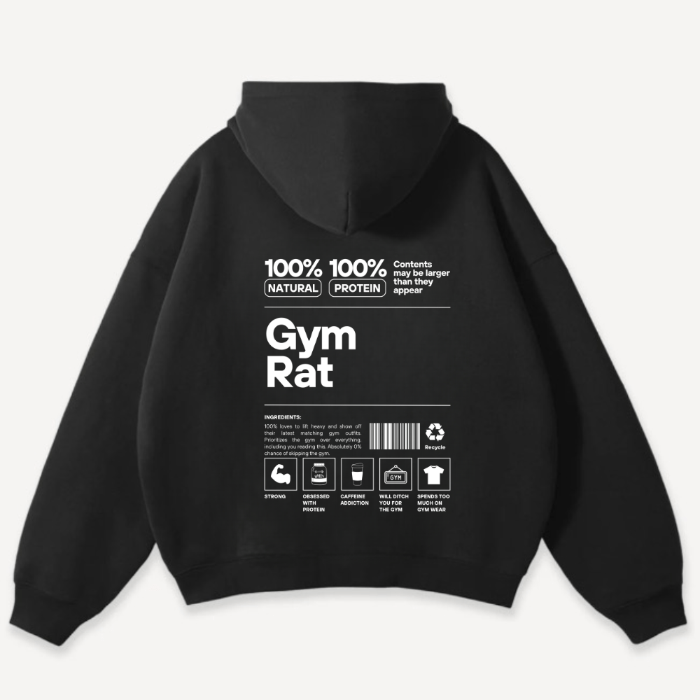 Gym Rat Oversized Hoodie