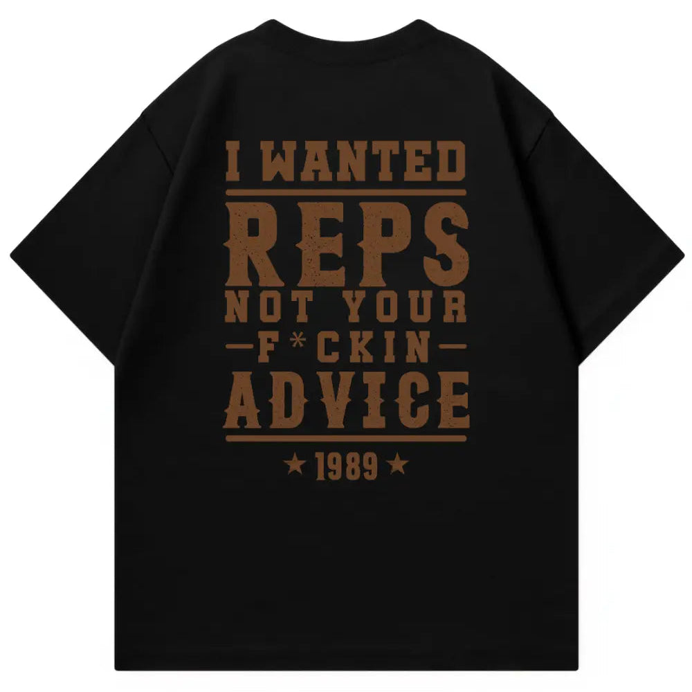 Wanted Reps Oversized Shirt Backprint