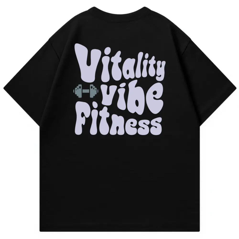 Vitality Vibe Fitness Lila Oversized Shirt