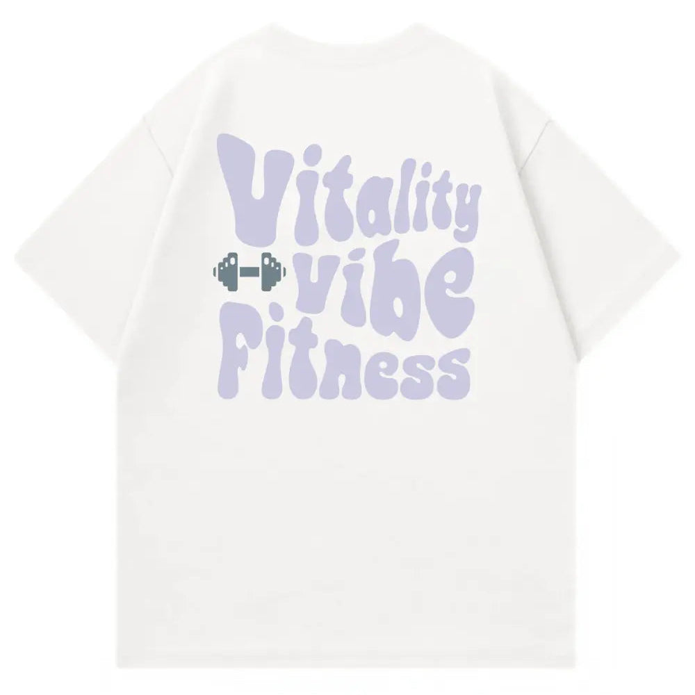 Vitality Vibe Fitness Lila Oversized Shirt