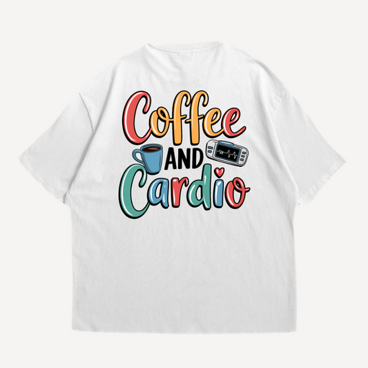 Coffe & Cardio Oversized Shirt (Backprint)