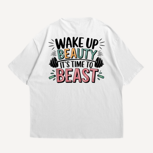 Beauty Beast Oversized Shirt (Backprint)