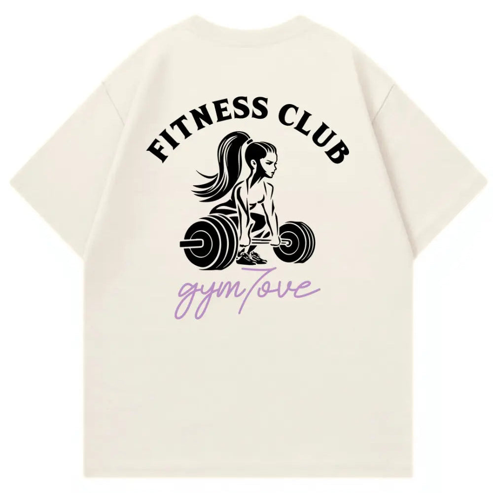 Fitness Club Oversized Shirt