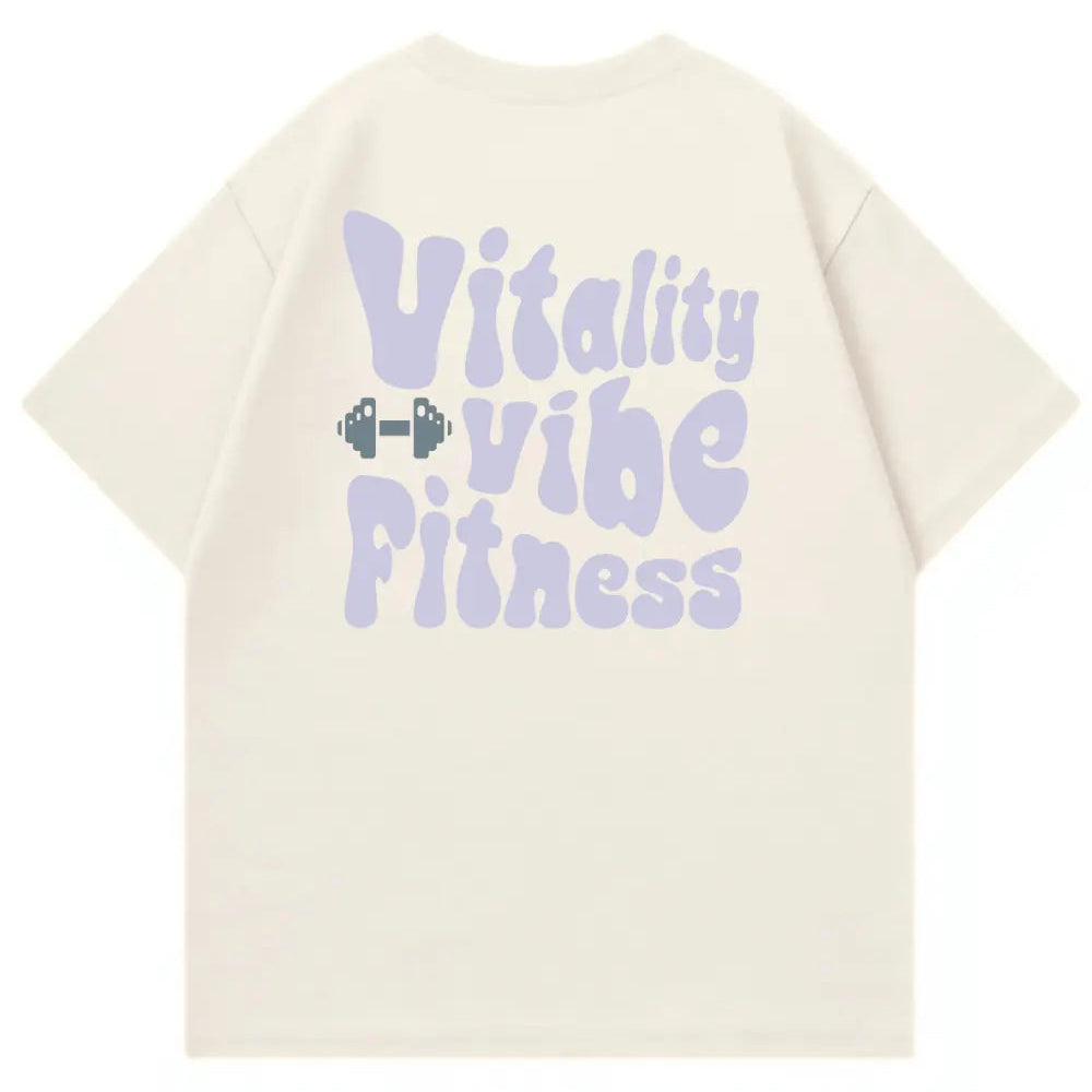 Vitality Vibe Fitness Lila Oversized Shirt