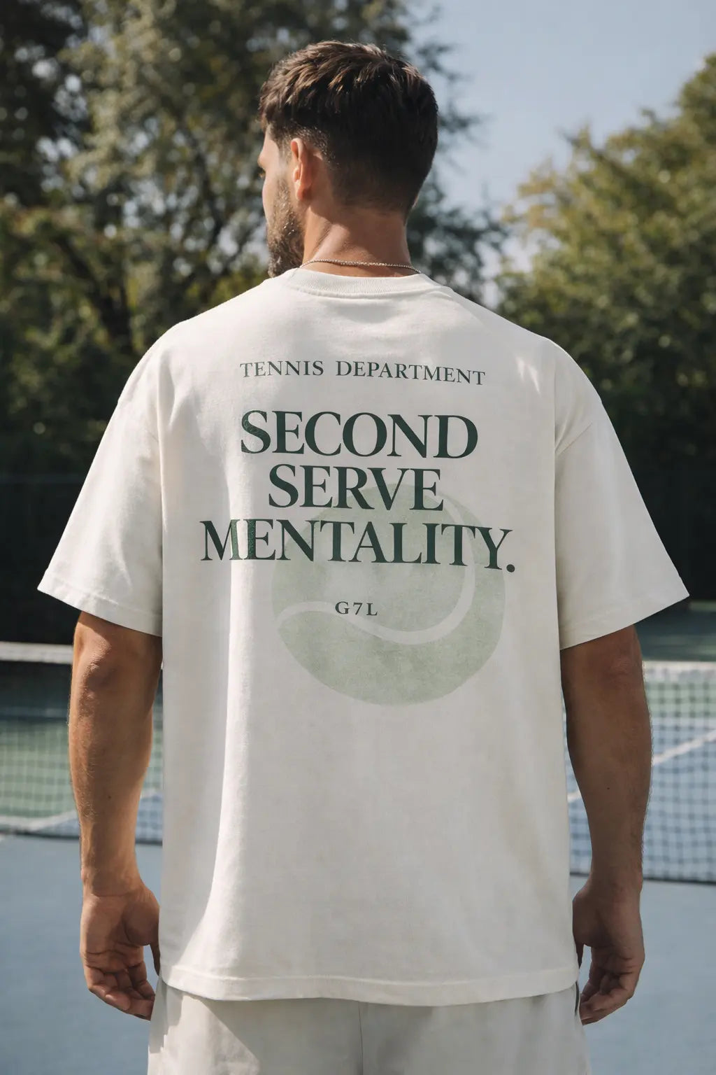 Second Serve Mentality Oversized Shirt