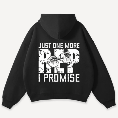 Just One More Rep Oversized Hoodie