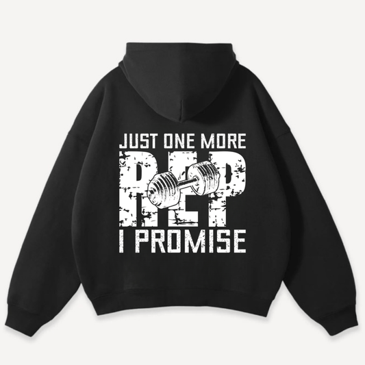 Just One More Rep Oversized Hoodie