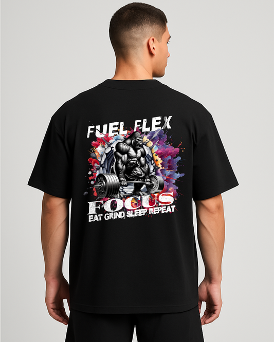Fuel Flex Focus Oversized Shirt (Backprint)