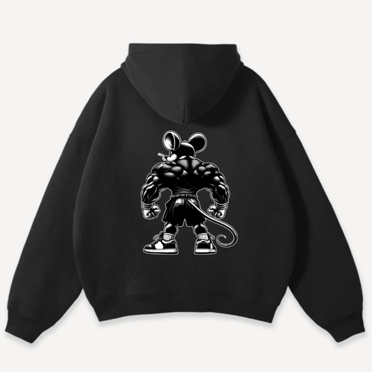 Muskel Maus Oversized Hoodie