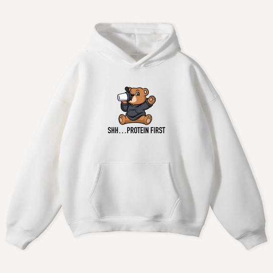 SHH... Protein First Oversized Hoodie