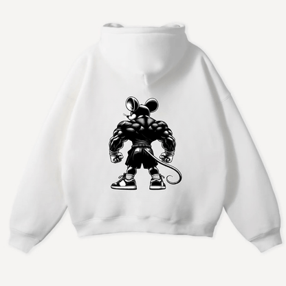 Muskel Maus Oversized Hoodie