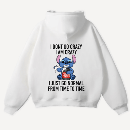 I Dont Go Crazy Oversized Hoodie